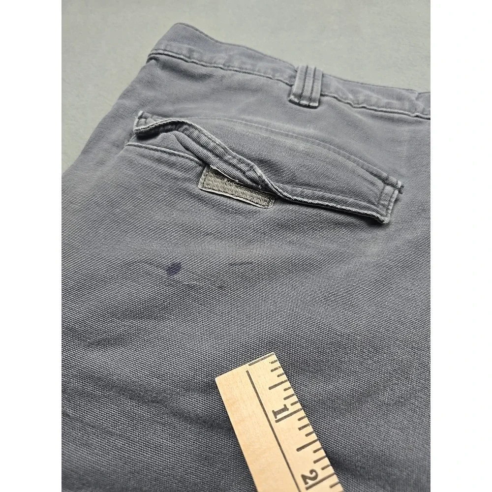 Carhartt Men's 40 Relaxed Fit Carpenter Shorts Gray Used Condition SEE ITEM INFO